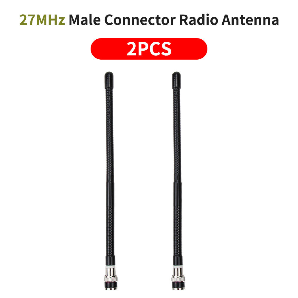 2X 27MHz BNC Male Connector Radio Antenna for Kenwood ICOM Motorola IC-V8 IC-V80 Unbranded Does not apply