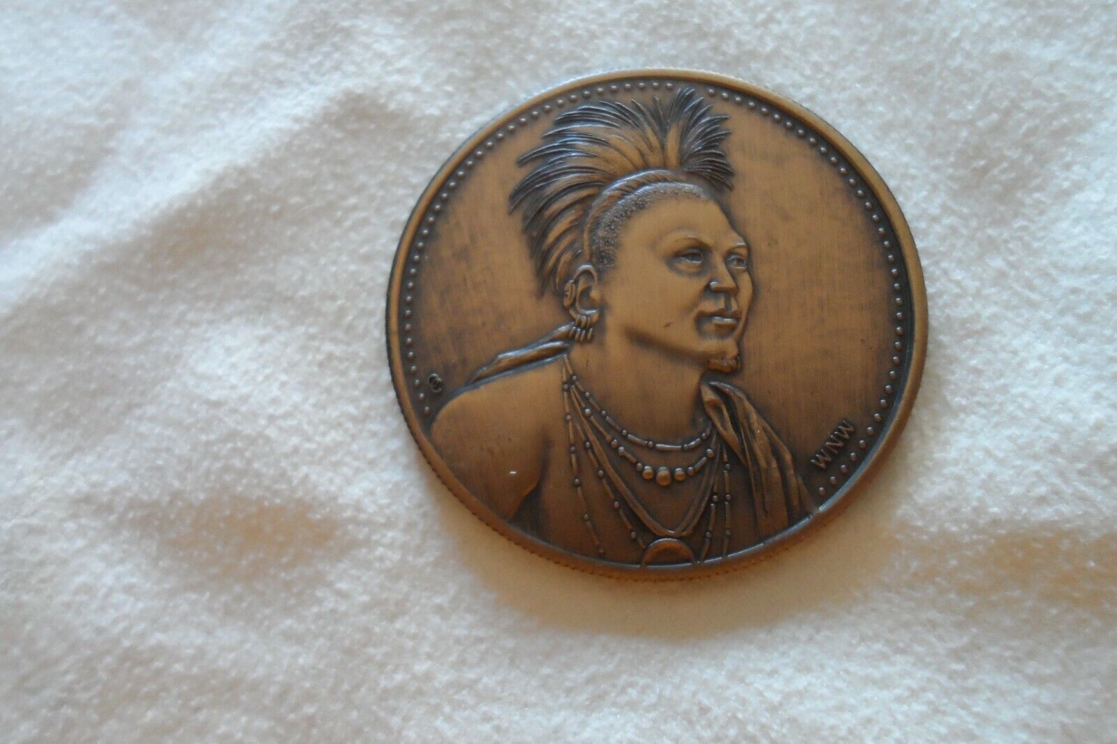VERY UNIQUE AND GORGEOUS 3 COIN NATIVE AMERICAN SET OSAGE AND SIOUX Без бренда - фотография #2