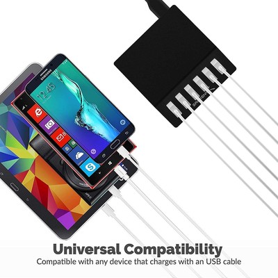 USB 3.0 Extension Cable A Male to A Female Black 6 Feet 60 Watt 12 Amp 6 Port Unbranded B08SP1SDNS - фотография #4