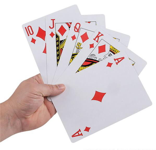 GIANT SUPER JUMBO 5" X 7" PLAYING CARDS NICE QUALITY LARGE HUGE PARTY GOODY BAG Без бренда