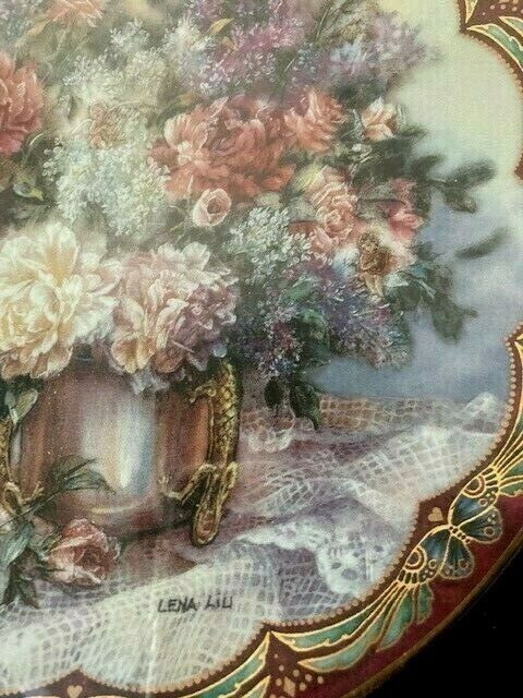 2 Framed Lena Liu Flower Fairies collector plates Magic Makers/Delicate Dancers W S George - фотография #5