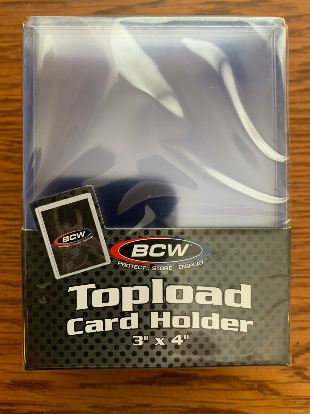 250 (10 pks/25 per pk) BCW 20 Pt Standard 3x4 Top Loaders + 300 BCW Sleeves BCW 1-TLCH-N - фотография #2