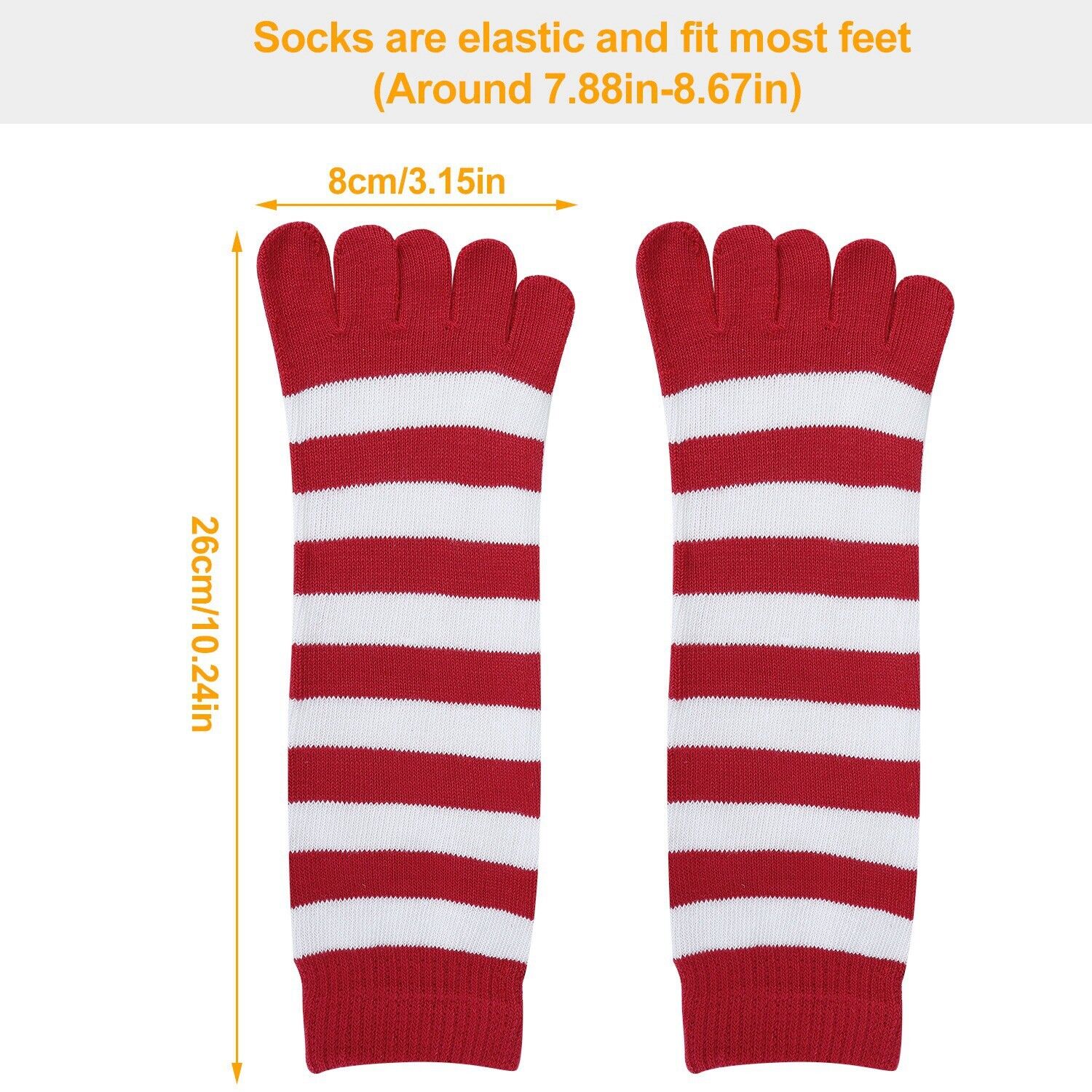 6 Pairs 5-Toes Warm Toe Socks Soft Breathable Ankle Athletic Fashion Socks Women N‘POLAR Does not apply - фотография #4