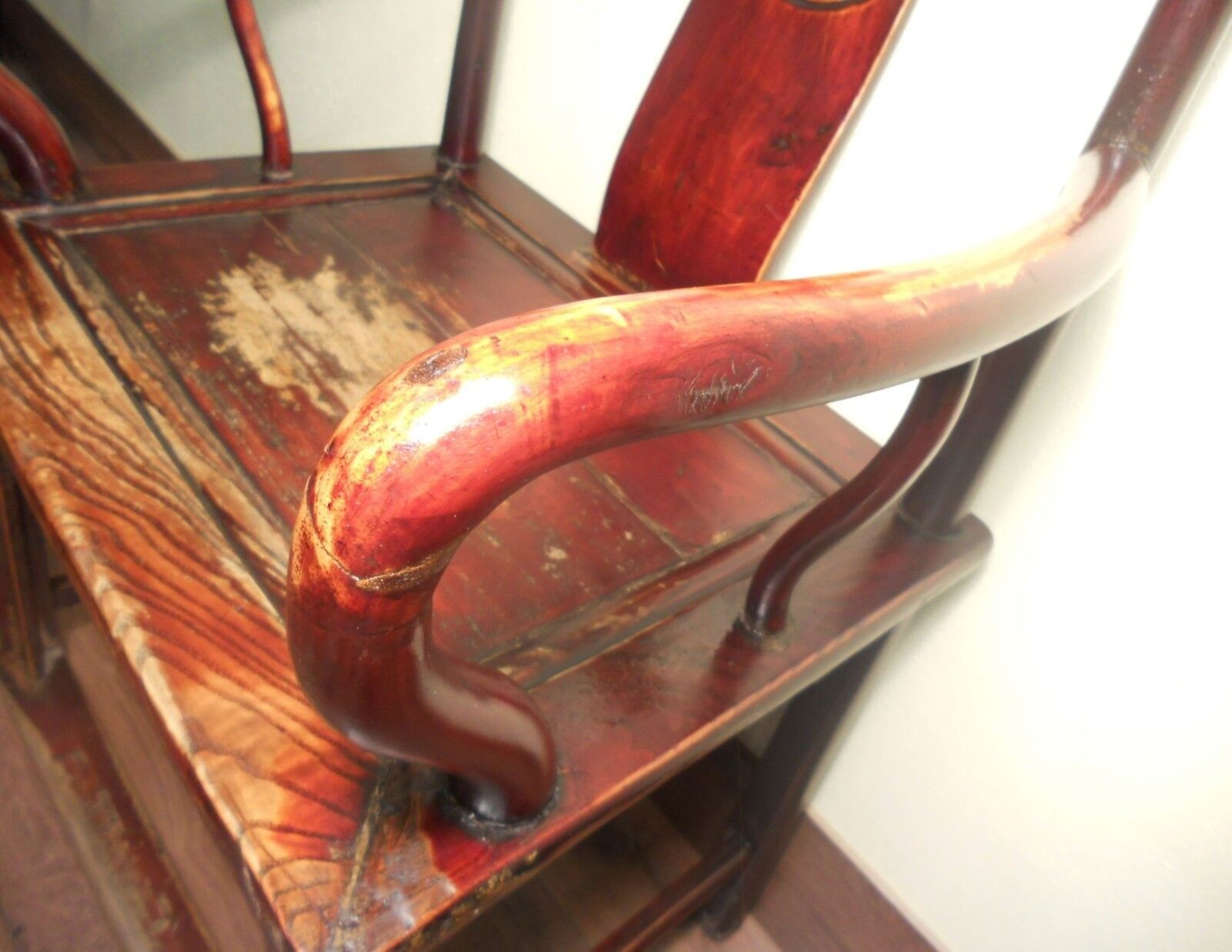 Antique Chinese Ming Arm Chair (5921), Cypress Wood, Circa 1800-1849 Без бренда - фотография #7