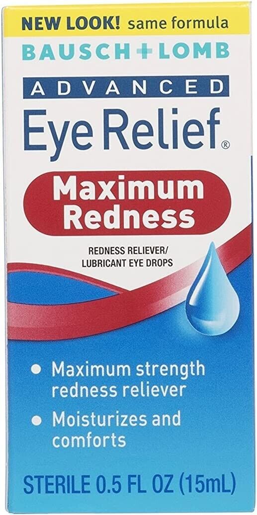 Bausch + Lomb Advanced Eye Relief Redness Eye Drops - 0.5 oz (3 Pack) Bausch + Lomb NOT SPECIFIED