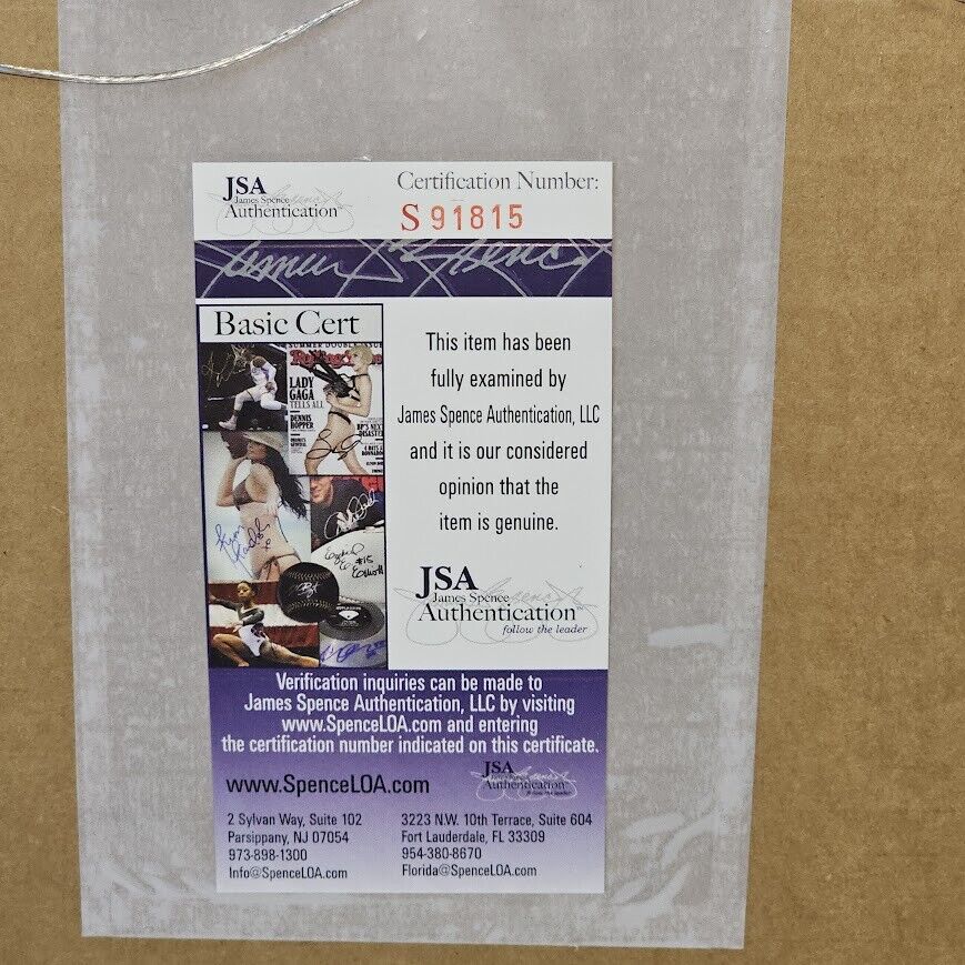 Bobby Hull Signed Picture Chicago BlackHawks Framed JSA Certified Без бренда - фотография #2