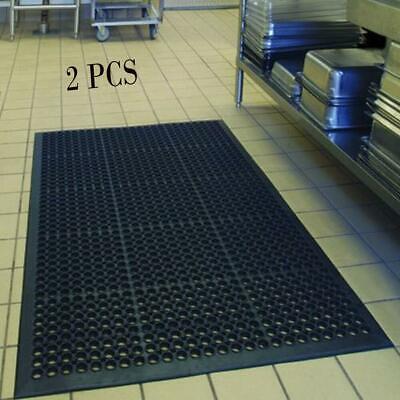 2PCS Anti-Fatigue Floor Mat 36"*60" Indoor Commercial Industrial Heavy Duty Use Unbranded Does Not Apply