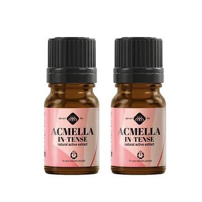 2 x Acmella Oleracea Organic Extract Spilanthes Paracress Cosmetic Active 2x5ml mayam Does Not Apply