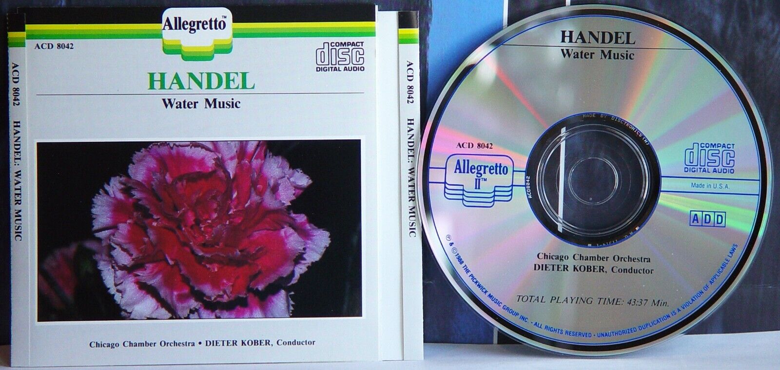 5 Classical CDs Beethoven Vivaldi Handel Ravel Chabrier Debussy Dukas Allegretto Без бренда - фотография #10