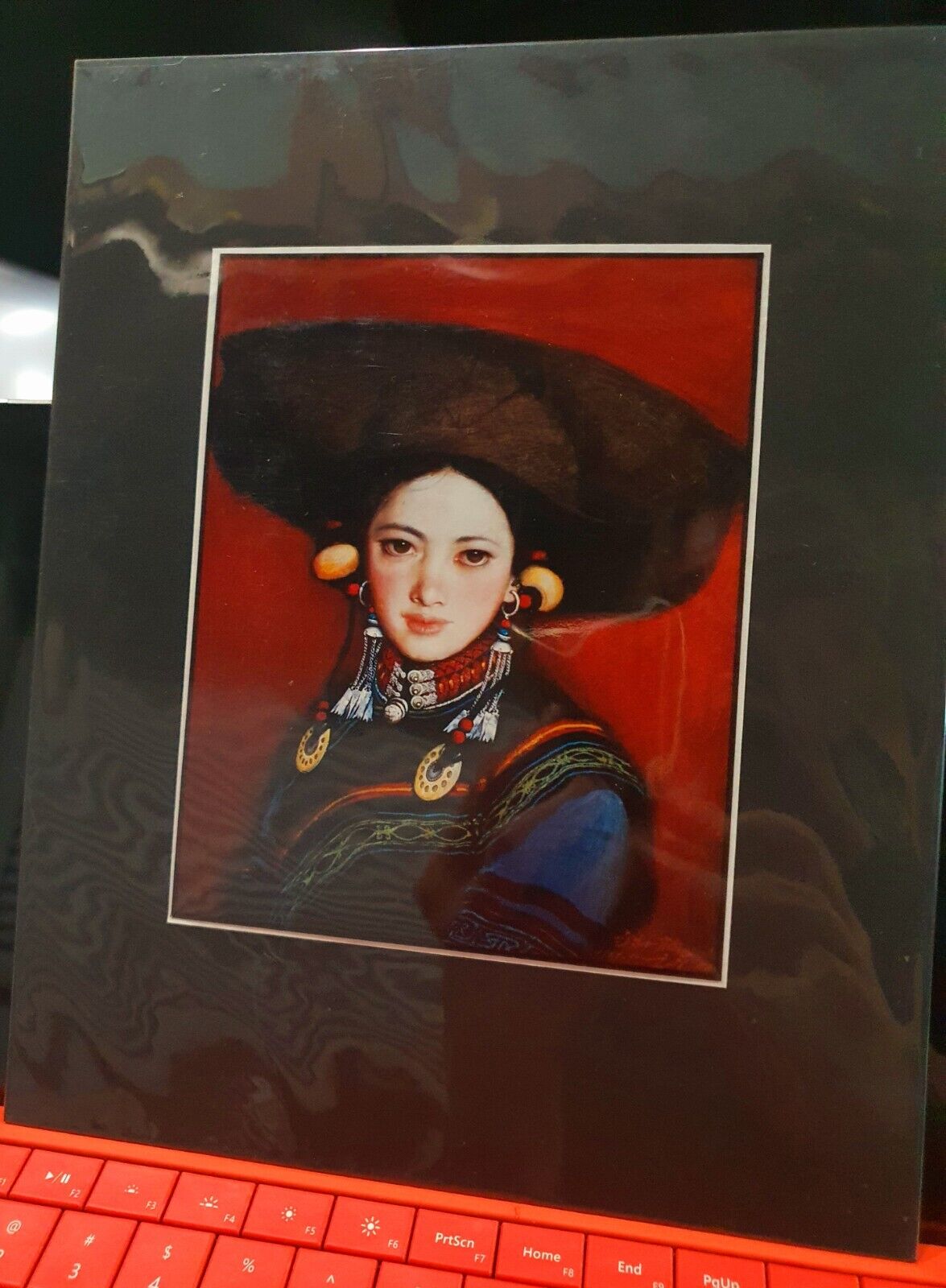 Chinese Artist Gao Xiao-Hua Reproduction Prints of Paintings of Yi Ethnic Group Без бренда - фотография #2