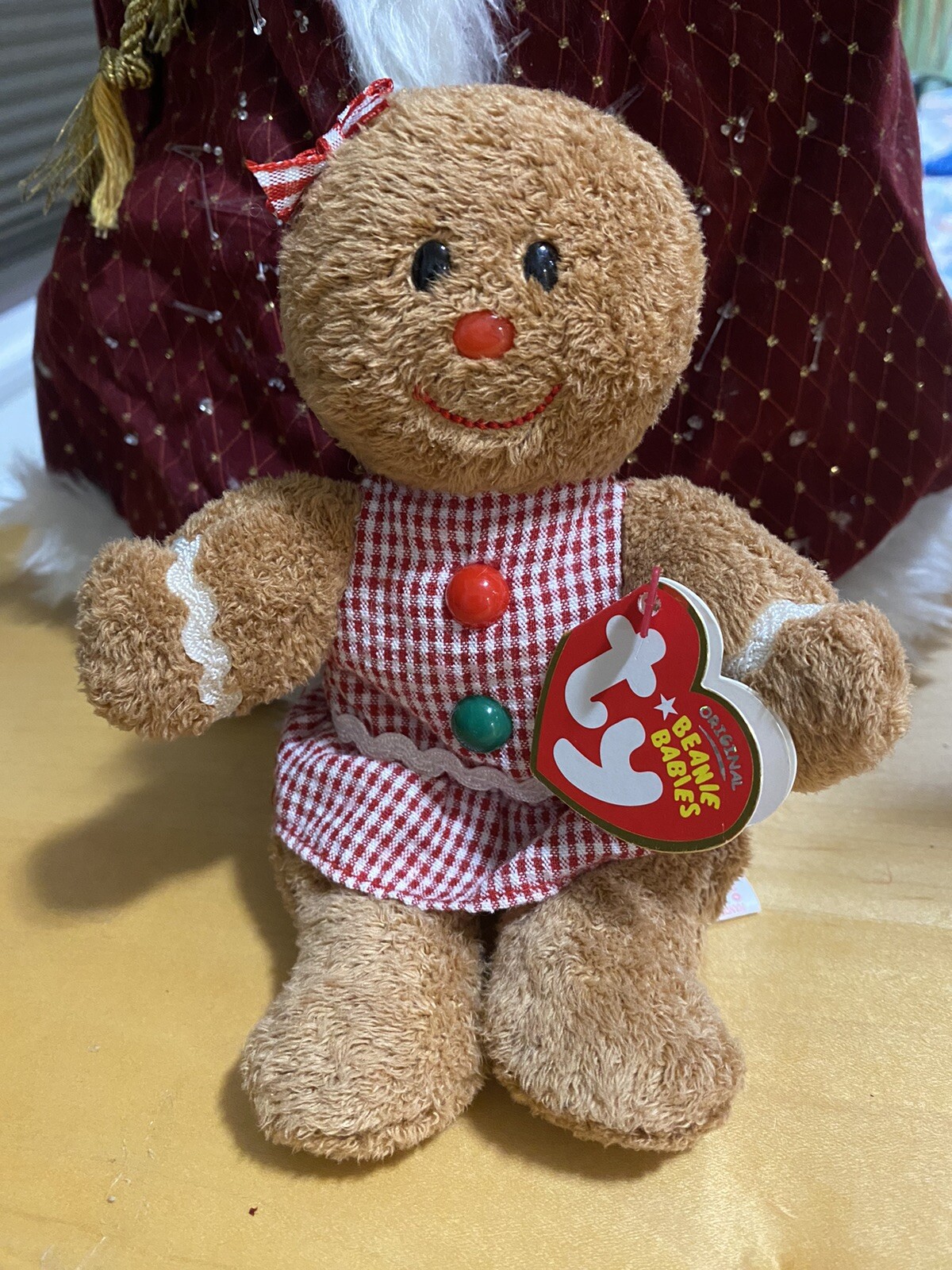 TY Beanie Baby - GRETEL the Gingerbread Girl (7.5”) 2007 NEW WITH TAGS Ty 40703