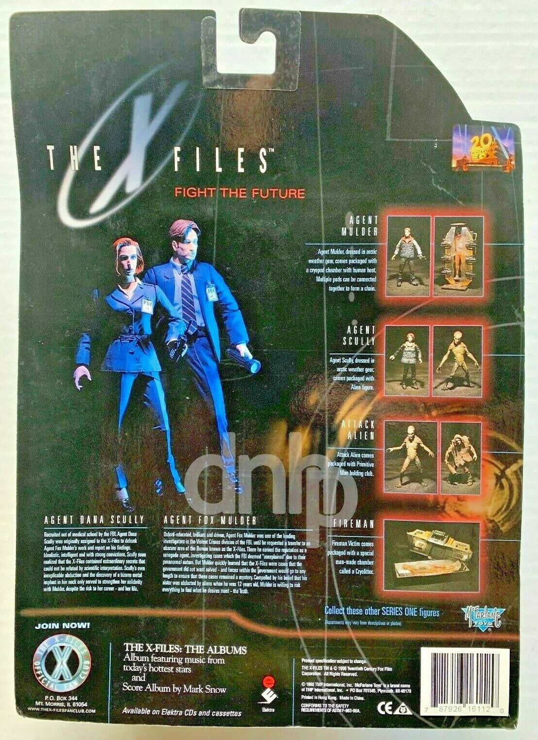 DANA SCULLY LOT (2) McFarlane The X Files Fight The Future Series 1 1990s McFarlane Toys - фотография #5
