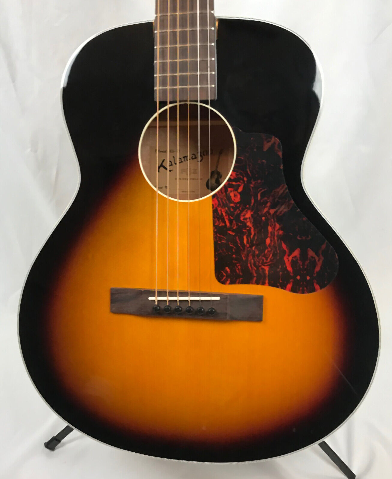 *SALE* New Kalamazoo KG-11-F Pre-War Tribute Acoustic Guitar Sunburst w/ case Fox Guitars KG-11-F - фотография #5