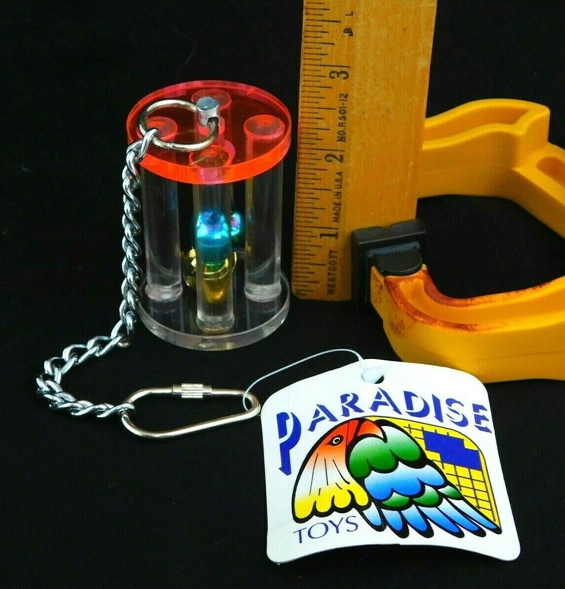 Lot 3 Paradise Toys Small Med Parrot Acrylic Activity Toy Rattle Caitec Caitec Does Not Apply - фотография #7