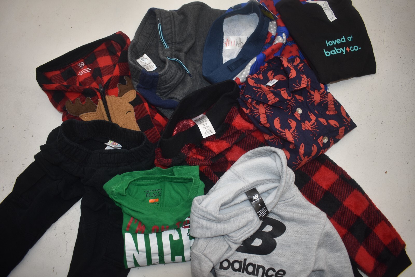Wholesale Bulk Lot of 30 Boys Size 2T Mixed Season Tops Pants Bottoms Shirts Mixed Brand - фотография #8
