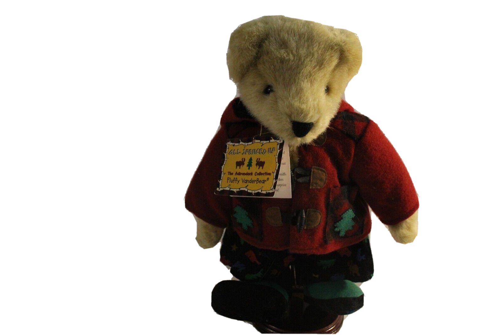 New VTG 1998 North American Bear Co Muffy Fluffy Vanderbear All Spruced Up North American Bear Company