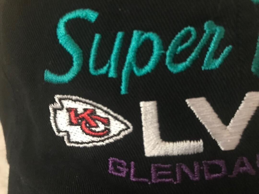 Set of 3 NFL Super Bowl LVII Chiefs Eagles Dueling Teams Caps w Adjustable Strap ’47 - фотография #4