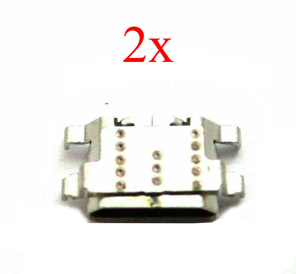2x USB Charging Port Jack Connector for Amazon Kindle Fire HD 10 7th Gen SL056ZE Unbranded Does not apply
