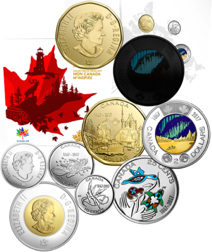 2017 My Canada, My Inspiration Uncirculated 8 Coin & 5 Coin Sets Без бренда - фотография #4