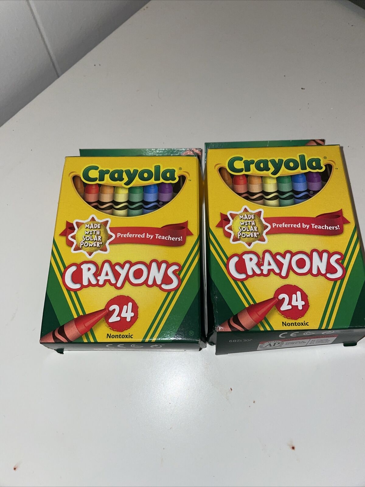 Crayola Crayons Pack Lot Of 2 (2Pack) Nontoxic 48 Total Crayons Crayola