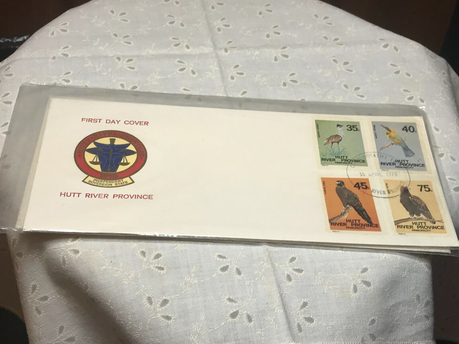 4 Envelops Australia HUTT RIVER PROVINCE local stamps on covers 1975,76 & (2) 77 Без бренда - фотография #4