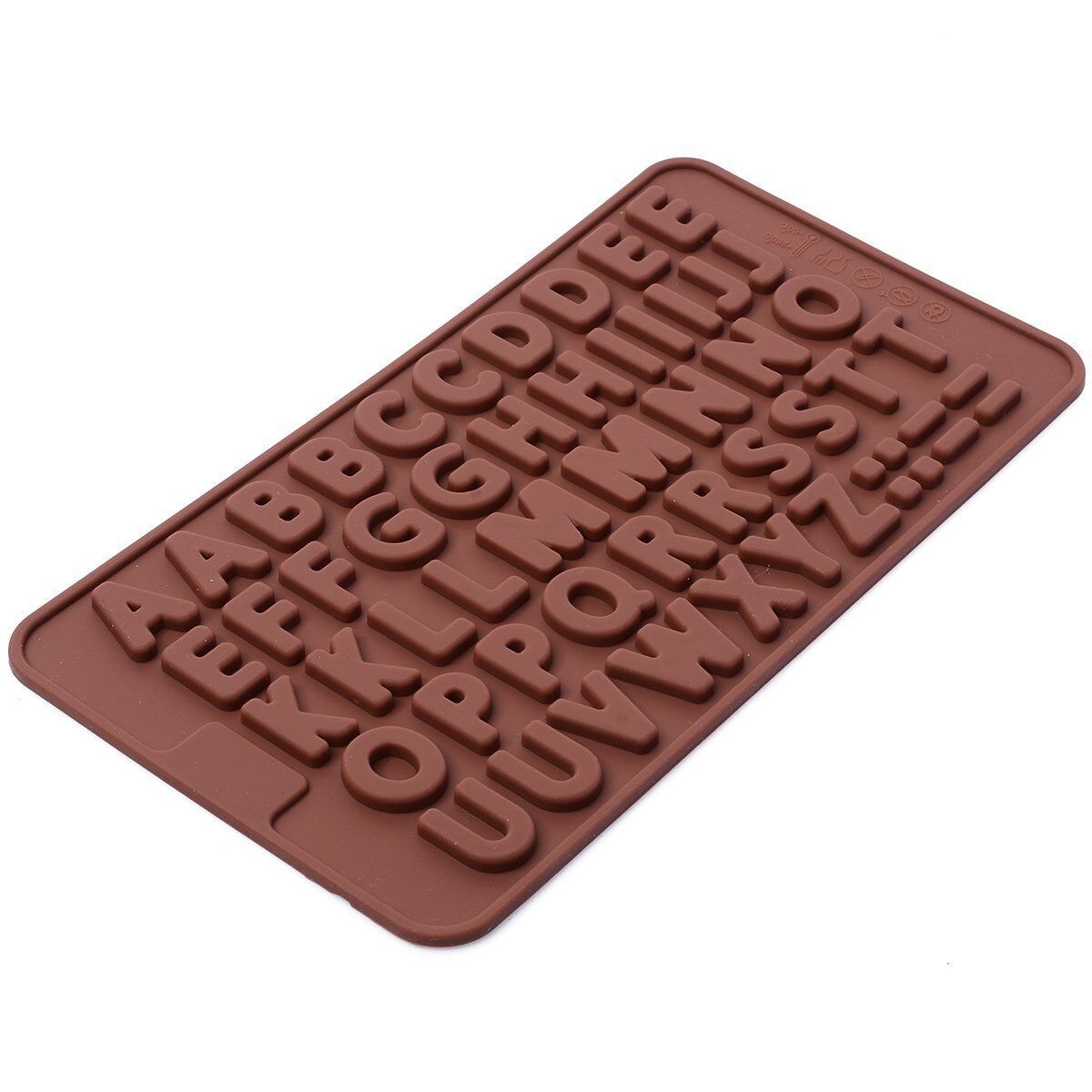 Set 2 Pack Silicone Alphabet Number Happy Birth day Fondant Mold candy Chocolate Unbranded - фотография #3