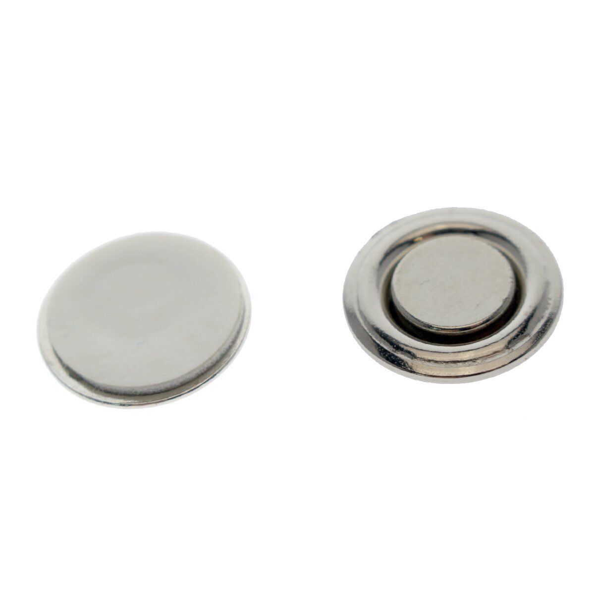 2 Pack - Small Round Button & Name Badge Magnets -Strong Magnetic Name Tag Back Specialist ID SPID-9510
