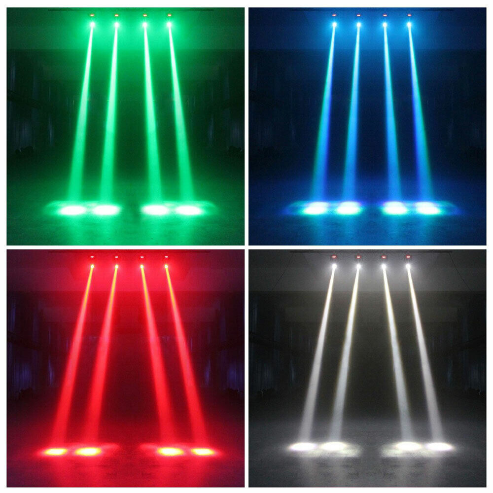 2X RGBW Beam LED Moving Head Stage Lighting DMX DJ Disco Party Beam Spot Lights U`King Does Not Apply - фотография #3