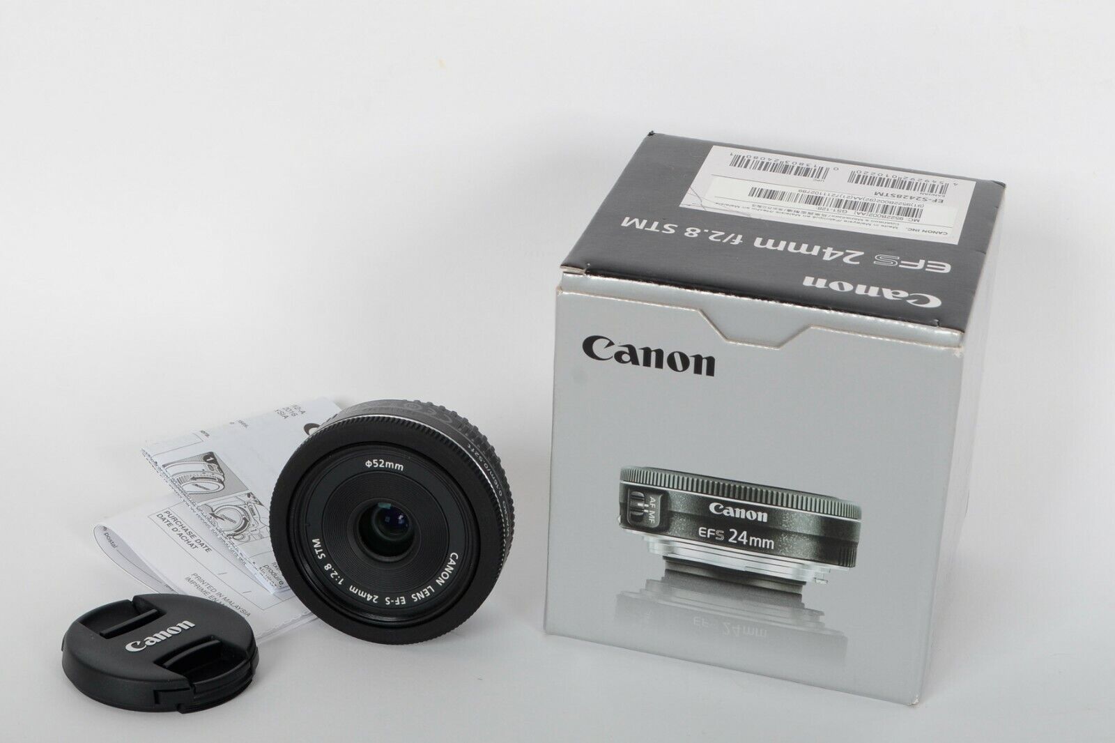 Canon EF-S 24mm f/2.8 STM Lens Mint condition Canon 9522B002