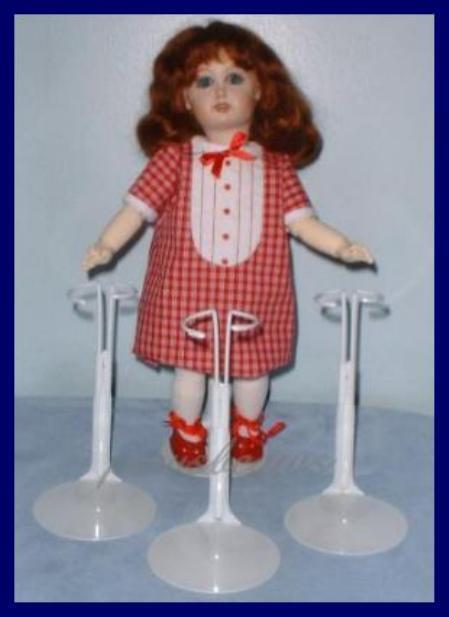 3 KAISER Doll Stands fit Arranbee/Vogue LITTLEST ANGEL Tiny Terri Lee BLEUETTE Kaiser 2101 - фотография #2