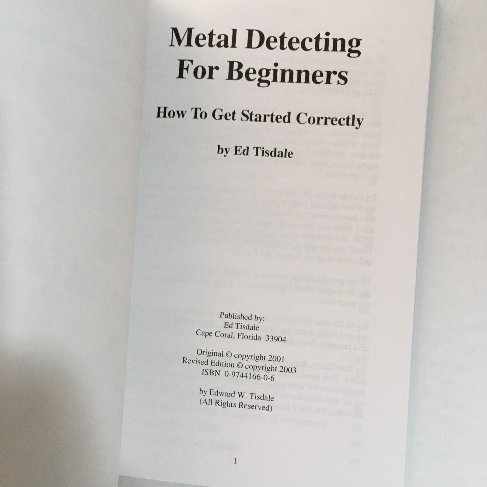 Metal Detecting for Beginners - Ed Tisdale & In Search of Treasure - Dick Stout GENERAL - фотография #12