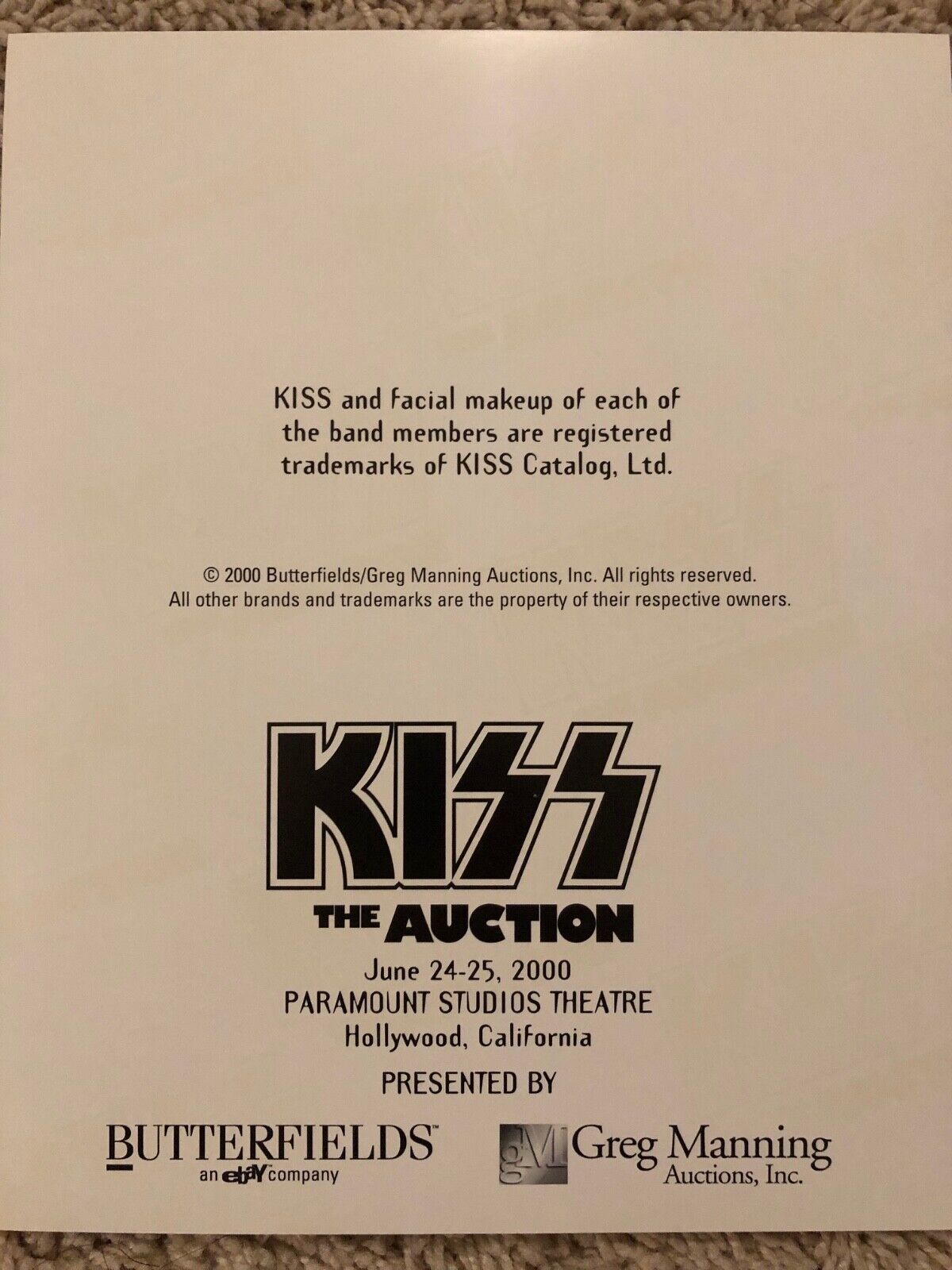 KISS individual photo signed by Gene Simmons and Paul Stanle (4 pictures) JSA Без бренда - фотография #9