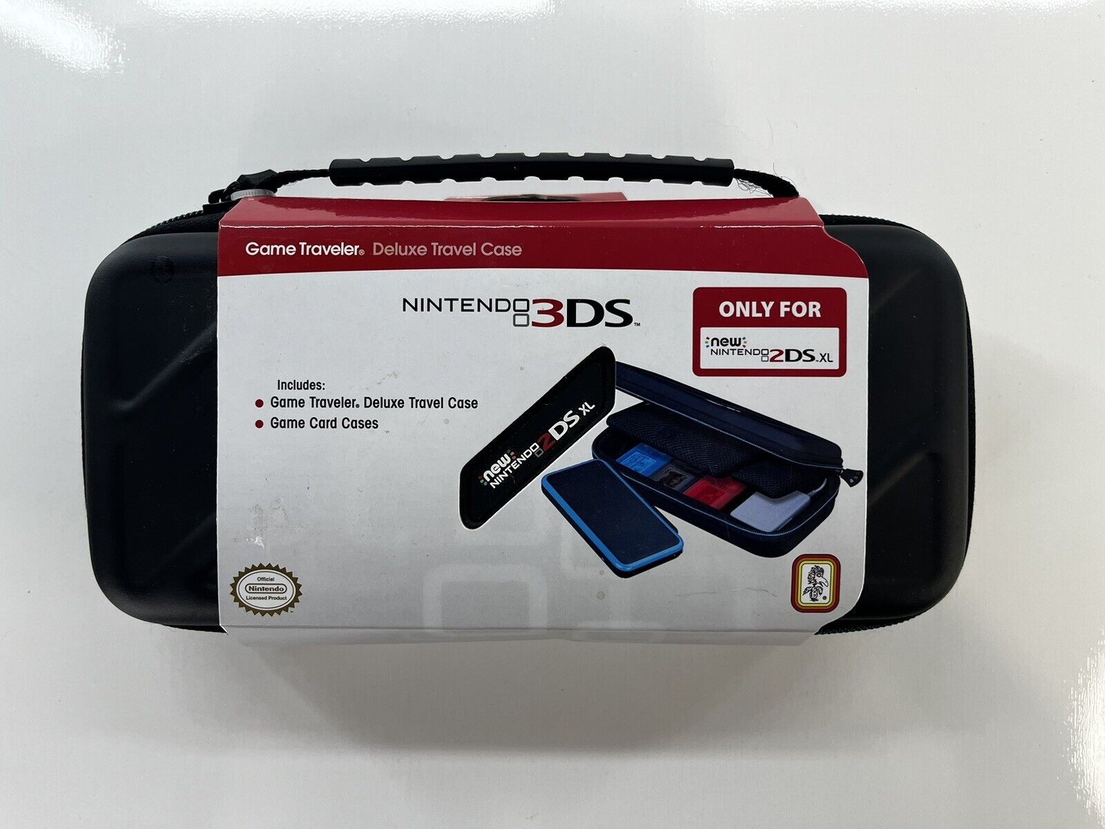 Nintendo 3DS Official Game Traveler Black Carrying Case For 2DS XL New Sealed Nintendo 3DS