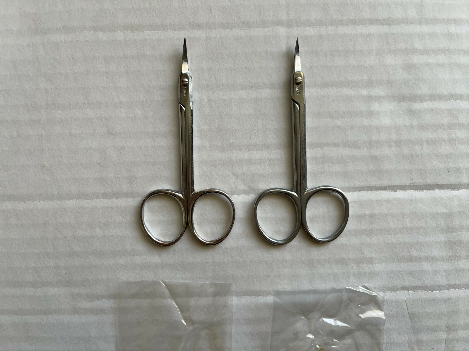 Made in Japan 2 Small Curve Scissors Trim Beard Eyebrows Moustache Multi-purpose Unbranded n/a