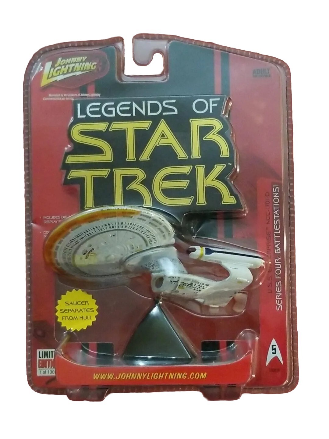 Johnny Lightning Legends of Star Trek Series 4: BattleStations! - Set of 6 Johnny Lightning - фотография #11