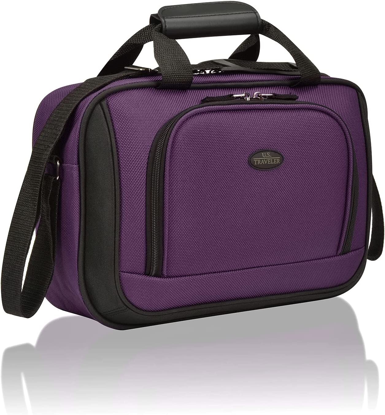 U.S. Traveler 2 Piece Expandable Softside Luggage Set 21" Carry On Tote Bag US Traveler Does Not Apply - фотография #3