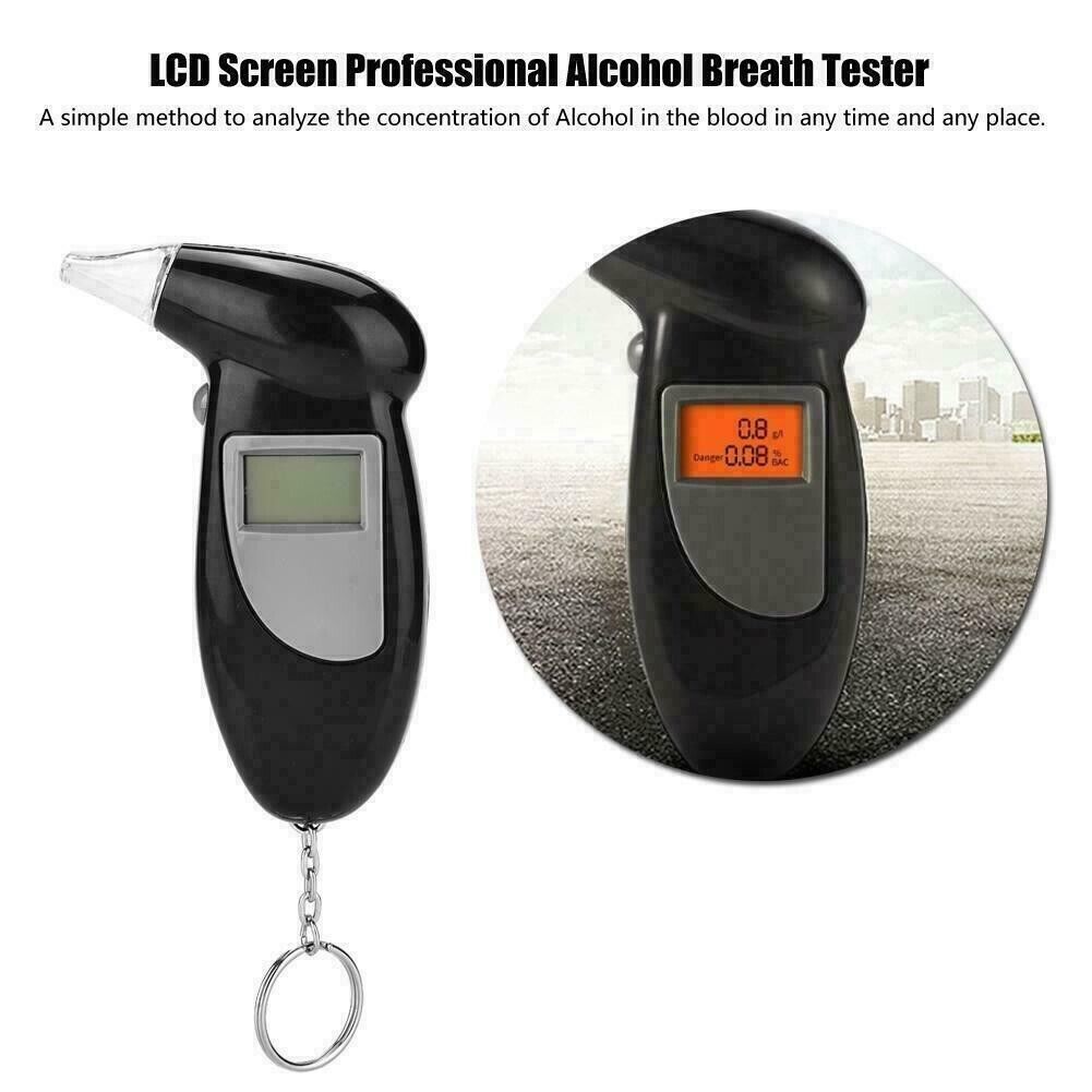 Digital LCD Police Breath Breathalyzer Test Alcohol Tester Analyzer Detector NEW Ezonedeal Does Not Apply - фотография #5