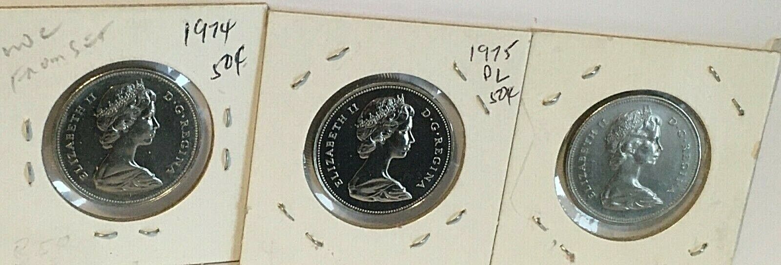 CANADA 1973 74 75  50 CENT NICKEL COIN FROM A HUGE COLLECTION 'KEEP FOLLOWING US Без бренда - фотография #2