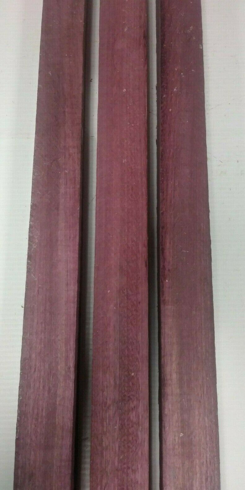 Pack of 3, Purpleheart Thin Dimensional Lumber Board Wood Blank 3/4" x 2" x 16" EXOTIC WOOD ZONE Does Not Apply