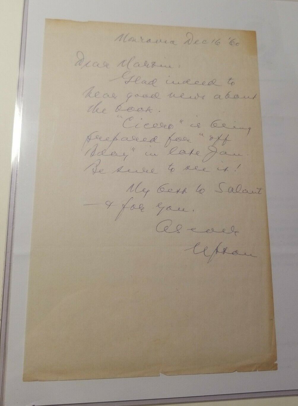 Upton Sinclair Signed Letter Autograph ALS Auto Author The Jungle BAS Beckett Без бренда