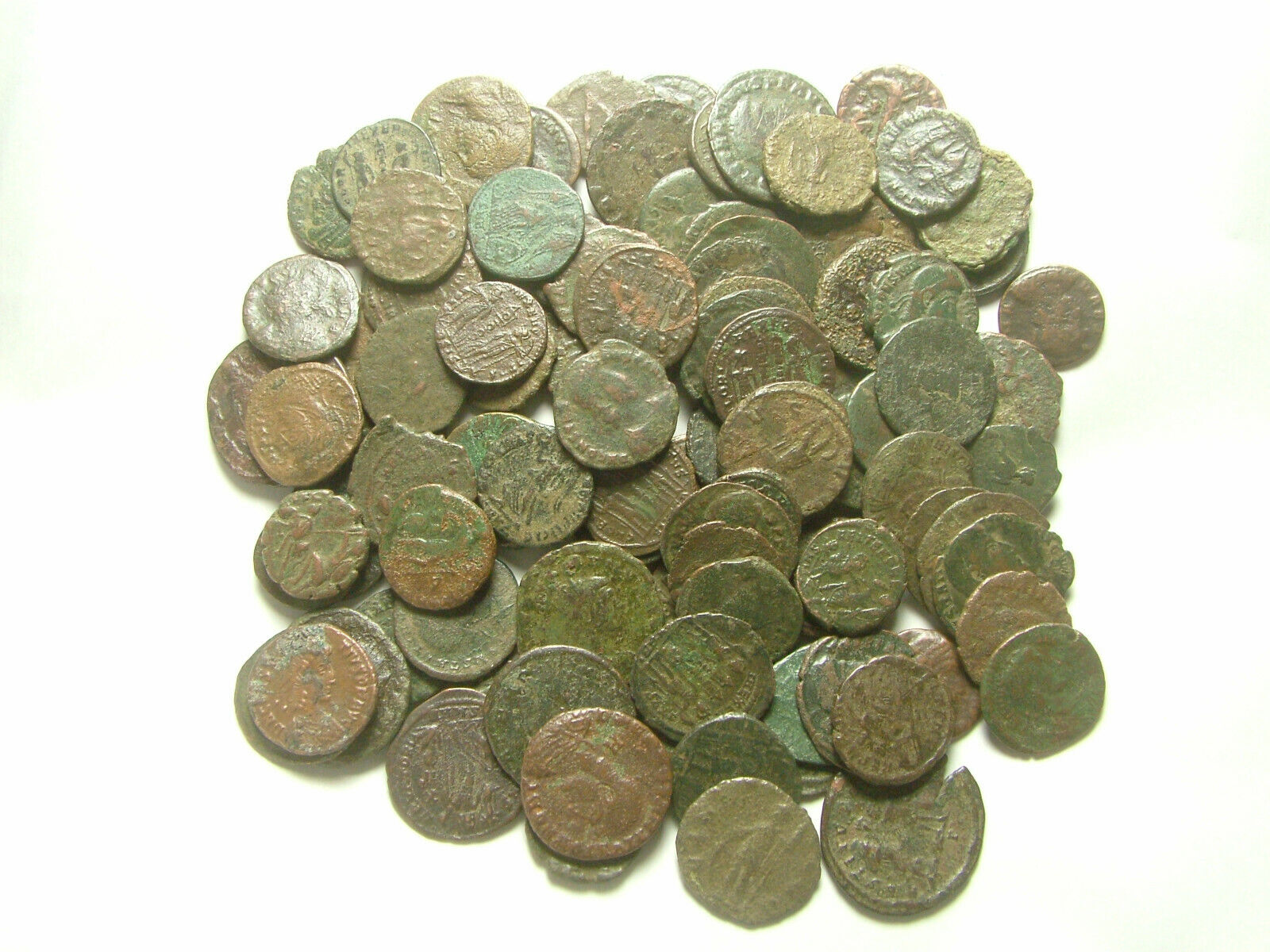 Lot genuine Ancient Roman coins Constantine/Valens/Constantius/Licinius/Claudius Без бренда - фотография #4