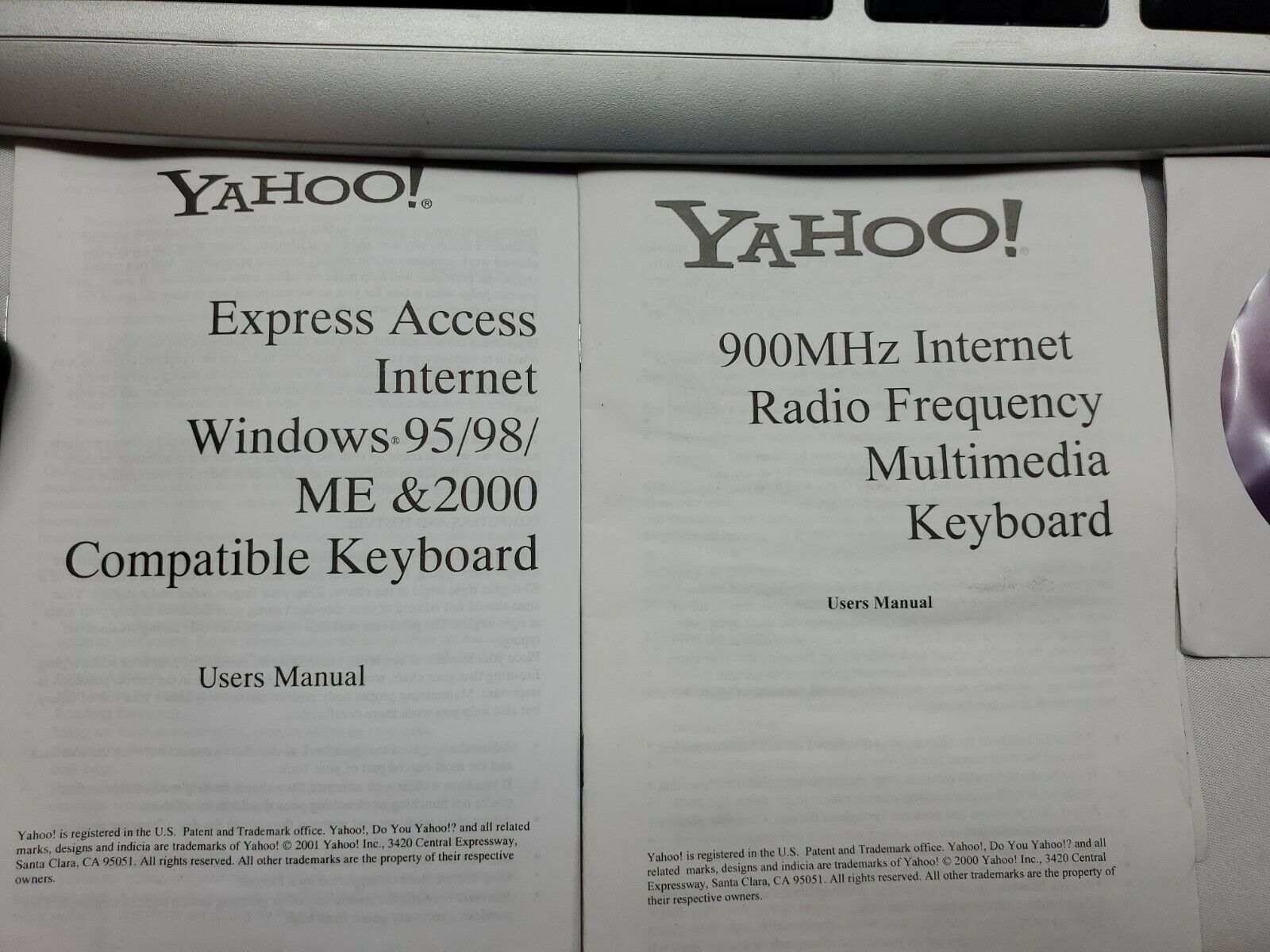 Yahoo! Direct Access Internet Keyboard Vintage lot wired & Wireless mouse yahoo Does Not Apply - фотография #7