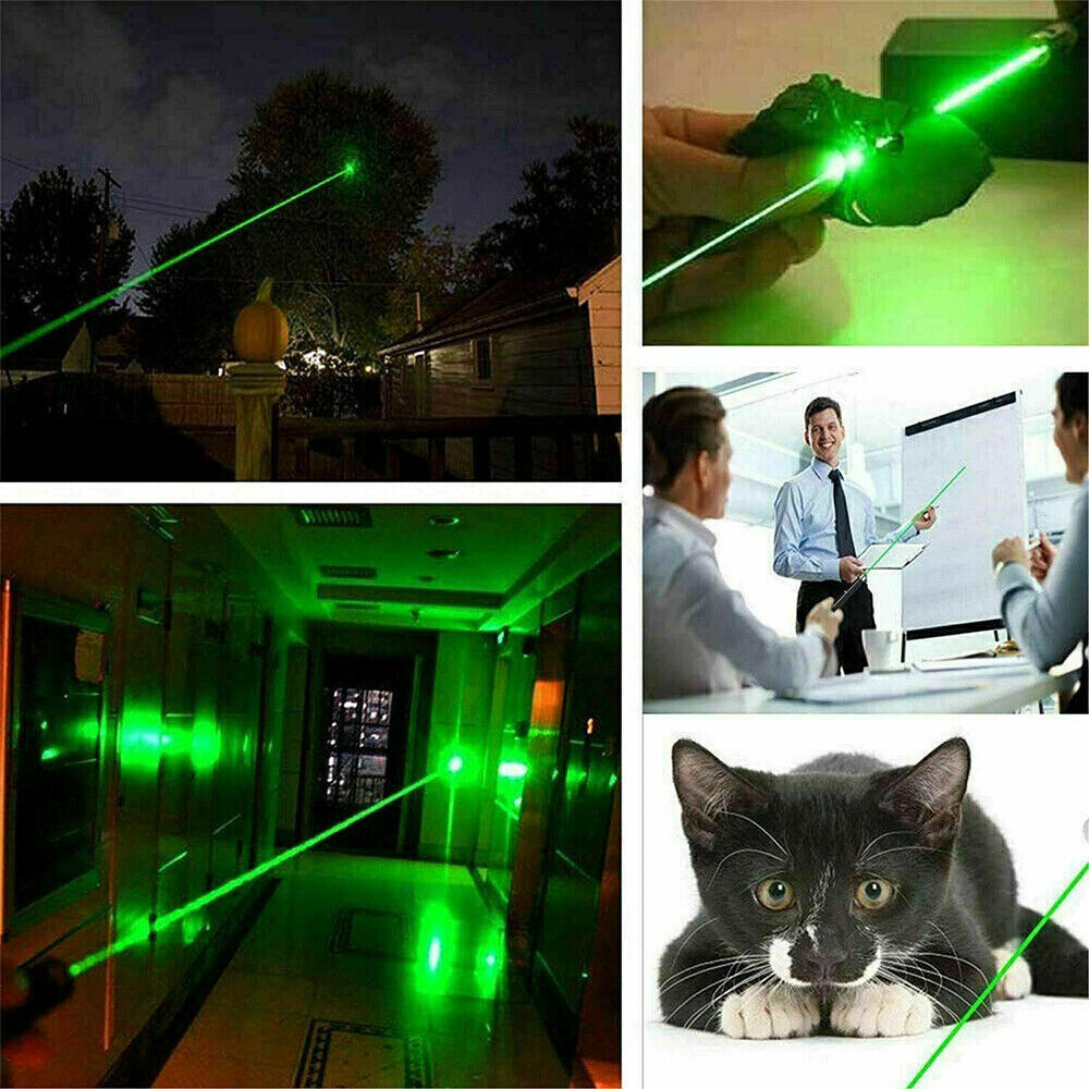 High Power Green Laser Pointer Pen SOS Lazer 532nm 2000m Rechargeable w/ 5 Caps VASTFIRE Does not apply - фотография #3