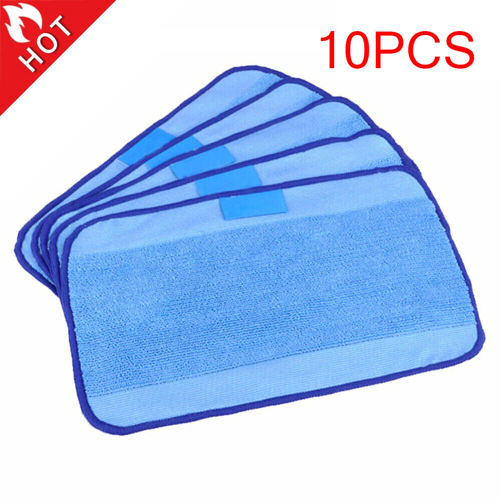 10PCS Microfiber Mopping Cloth For iRobot Braava 380t 320 Mint 4200 5200 Robot Unbranded Does Not Apply