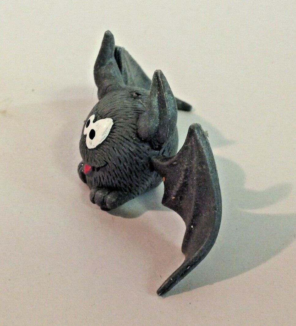 Vintage Lot of 2 Jiggler Monster Finger Puppets Halloween Bat Jack O'Lantern  Unbranded Does Not Apply - фотография #7