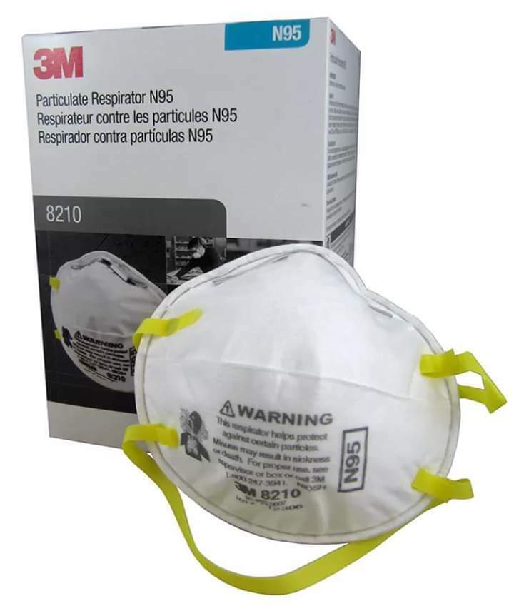 3M 8210 N95 Particulate Respirator NIOSH Approved Face Masks XP 8/26 Valid Codes 3M 8210 / 46457 - фотография #2