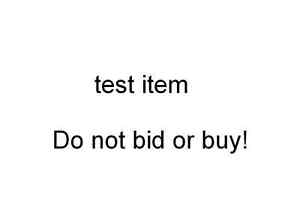 Test listing - DO NOT BID OR BUY322561780017 NA NA