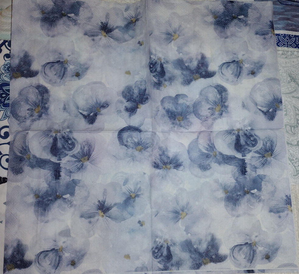 39 WATER NATURE SOOTHING BLUES ~ LOT SET MIXED Paper Napkins ~ Decoupage Crafts Без бренда - фотография #21