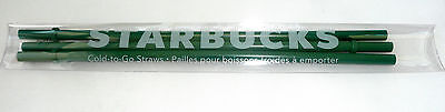 STARBUCKS VENTI Replacement Straws 3 pack 24oz Green Cold-to-Go Authentic >NEW< Starbucks - фотография #2