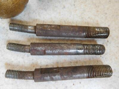 Antique lot of 8+ long 1895 crimp NUTS & BOLTS 7" & 8" from Strich Zeidler PIANO Без бренда - фотография #3